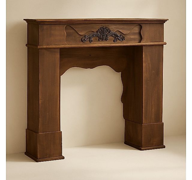 Mirabeau Kaminumbauschrank Dekokamin Margaux, Kaminkonsole aus Holz im Vint günstig online kaufen