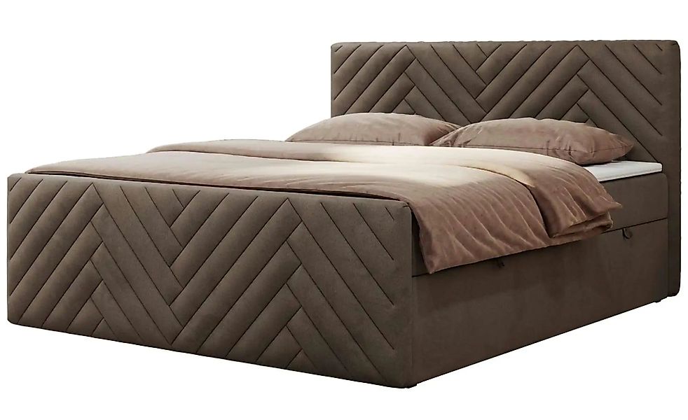 Boxbett mit Bettkasten Paris Duo ¦ braun ¦ Maße (cm): B: 161 H: 110 Betten günstig online kaufen