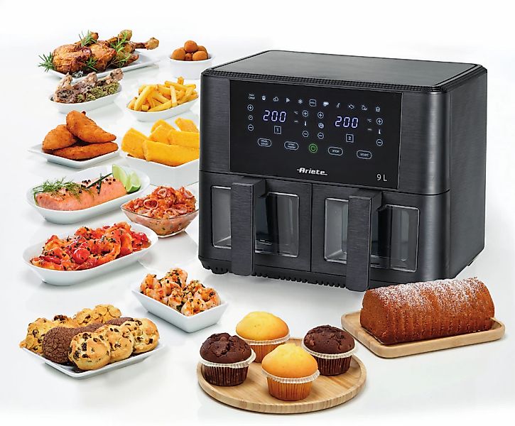 Ariete "4631 Air Fryer Dual 9 L" 2400 günstig online kaufen