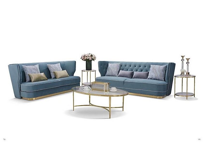 Xlmoebel Sofa Designer Couch Set mit 3+3 Sitzen, Polstermöbel Gruppe aus Me günstig online kaufen