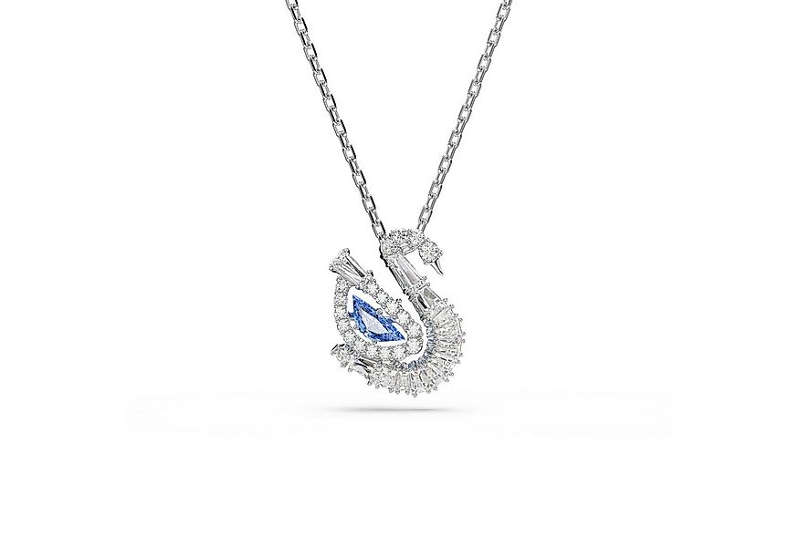 Swarovski Kette mit Anhänger Schmuck Geschenk Schwan Halskette, mit Swarovs günstig online kaufen