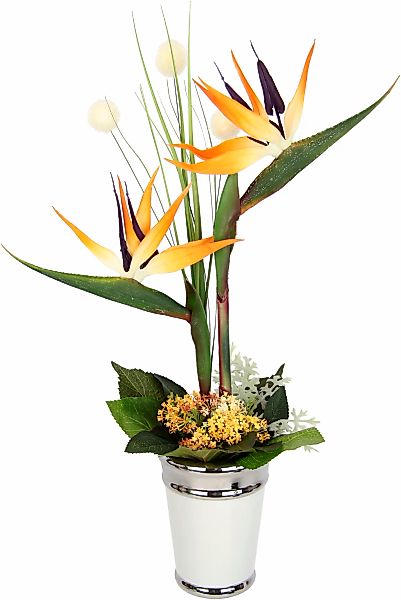 Kunstpflanze Strelitziengesteck in Topf Strelitzie, I.GE.A., Höhe 63 cm günstig online kaufen