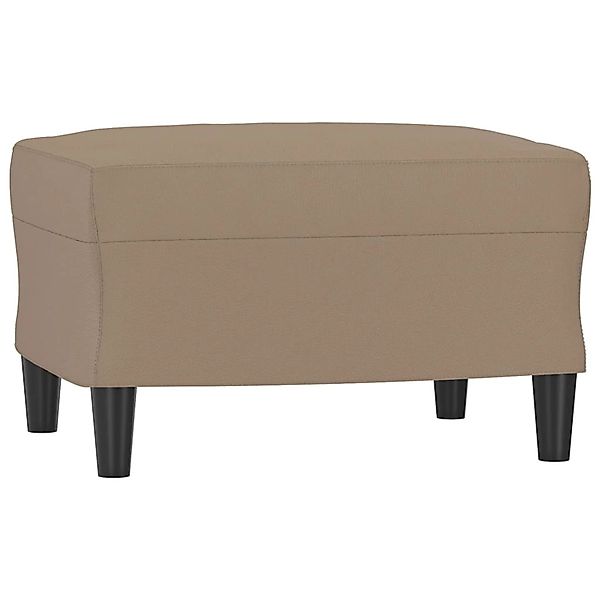 vidaXL Polsterhocker Fußhocker Cappuccino-Braun 60x50x41 cm günstig online kaufen