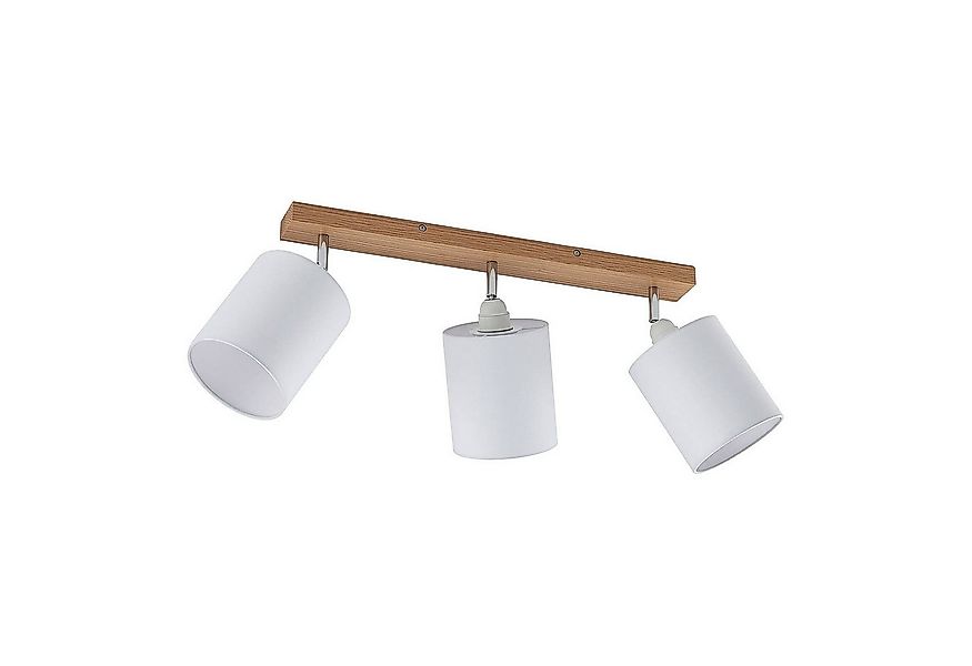 Lindby Deckenstrahler Imarin, Holz IP20, 3 x 15 W LED günstig online kaufen