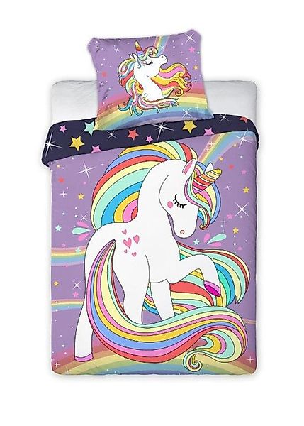 texpot Bettwäsche Kinderbettwäsche Ponybedruckt Garnitur, Baumwolle, günstig online kaufen