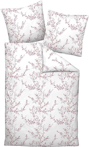 Janine Janine Mako-Satin Bettwäsche MILANO 45104 rosa beere Größe:  135x200 günstig online kaufen