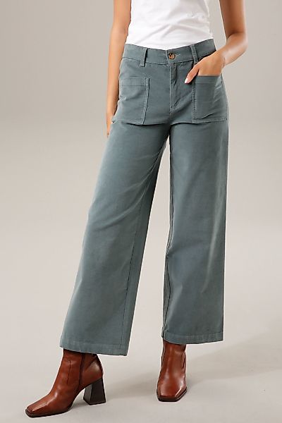 Aniston CASUAL Cordhose, in angesagter Hight-waist-Form günstig online kaufen