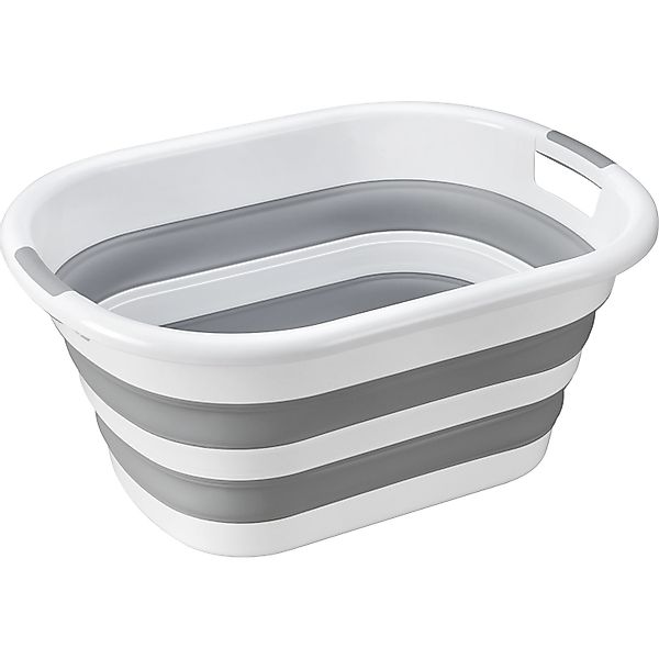 Faltbarer Wäschekorb 40, Grau günstig online kaufen