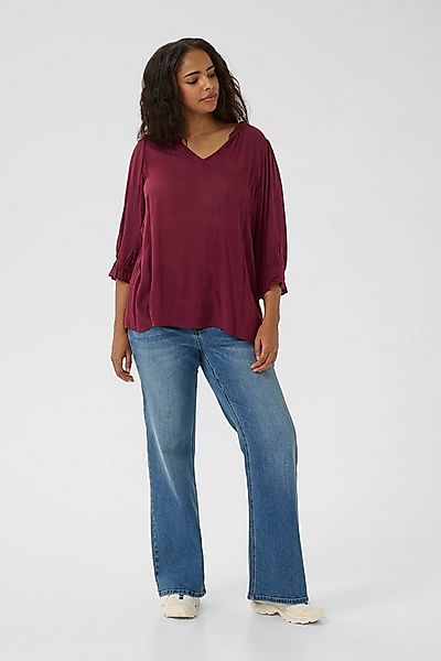 KAFFE Curve Blusentop Halblange Ärmel KCkiv Große Größen günstig online kaufen