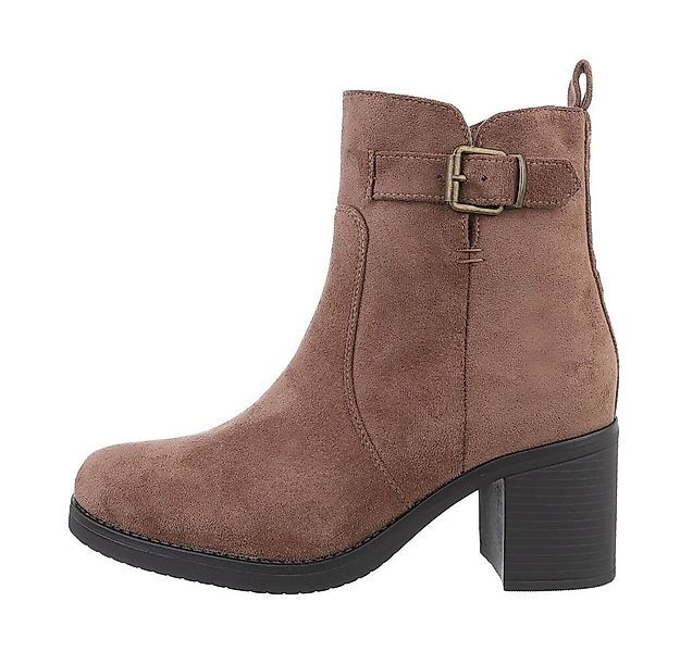 Ital-Design Damen Freizeit Stiefelette (85303581) Blockabsatz Klassische St günstig online kaufen