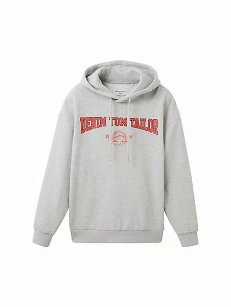 TOM TAILOR Denim Sweatshirt relaxed college print hoodie günstig online kaufen