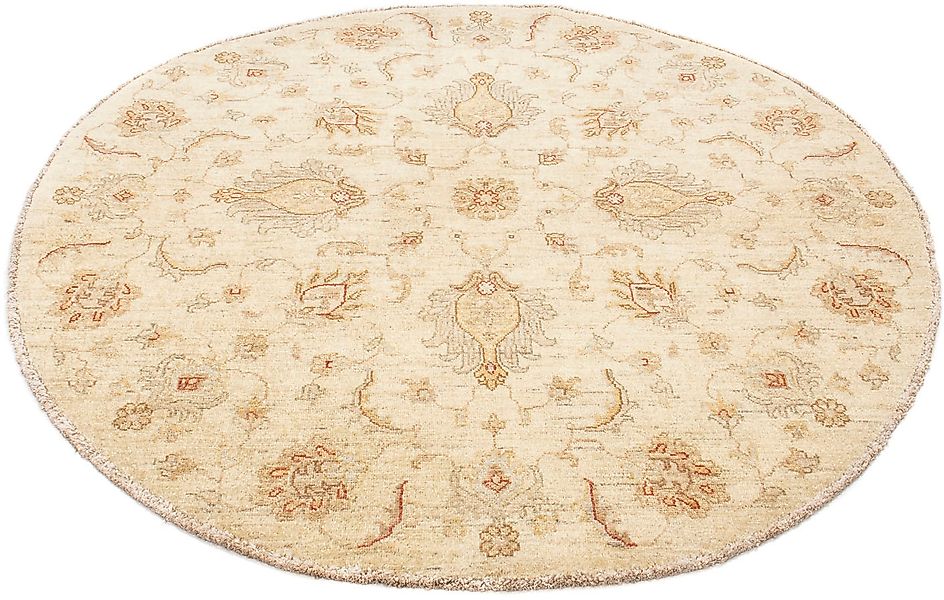 morgenland Orientteppich »Ziegler rund - 150 x 148 cm - beige«, rund, Wohnz günstig online kaufen