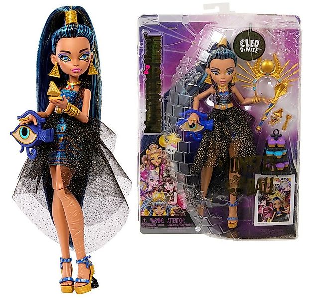 Mattel® Anziehpuppe Puppe Cleo De Nile Monster High Monsterball HNF70 Spiel günstig online kaufen