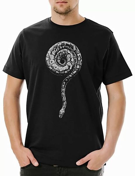 Urban Backwoods Print-Shirt Snake Questionmark Herren T-Shirt Schlange Serp günstig online kaufen