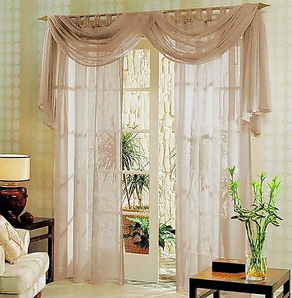 Gardinenbox Gardine (3 St), Schlaufen, transparent, Voile, Voile komplett G günstig online kaufen