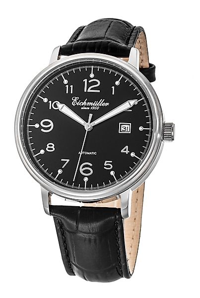 Eichmüller Automatikuhr Herrenuhr 42 mm, Schwarzes günstig online kaufen