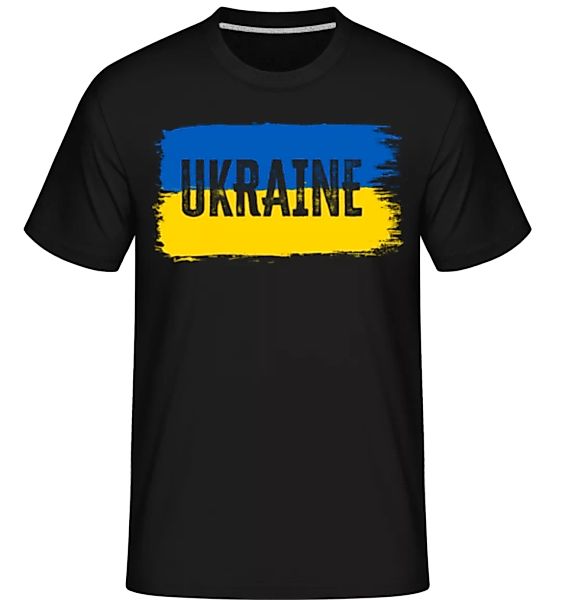 Ukraine Pinselstriche · Shirtinator Männer T-Shirt günstig online kaufen