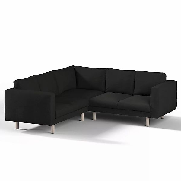 Bezug für Norsborg 4-Sitzer Ecksofa, schwarz, Norsborg 4-Sitzer Ecksofabezu günstig online kaufen