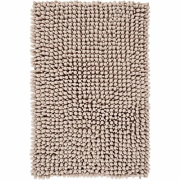 Lalee Badteppich Fluffy Taupe 40 cm x 60 cm günstig online kaufen