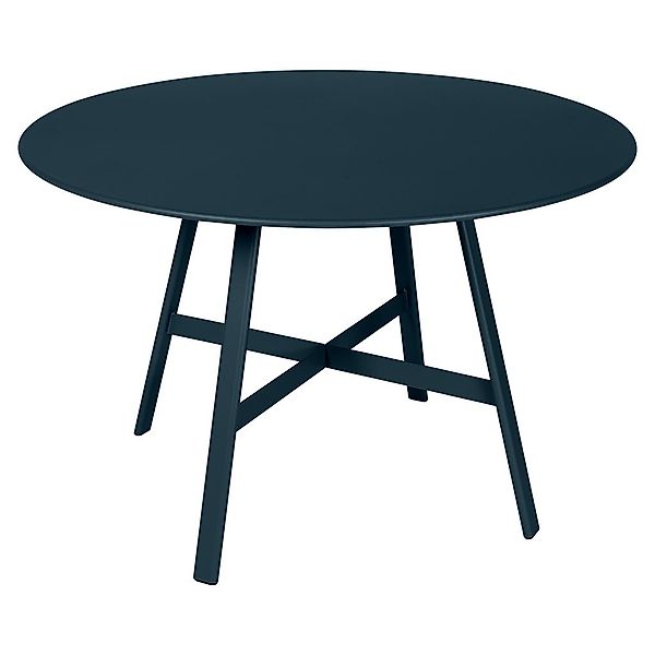 Gartentisch So'o rund Ø 117 cm Acapulcoblau günstig online kaufen
