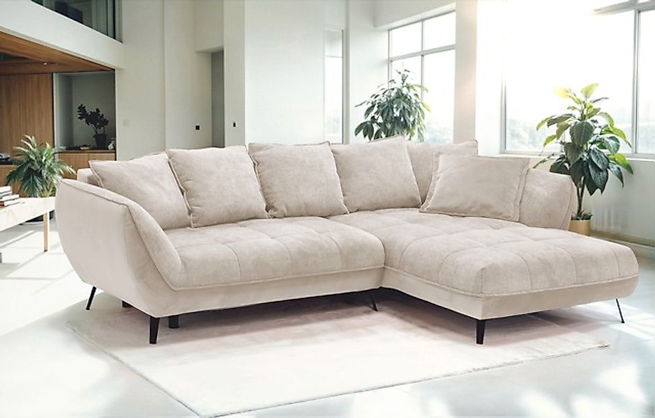 exxpo - sofa fashion Ecksofa »Midway mit einfacher Easy-Lift-Bettfunktion, günstig online kaufen