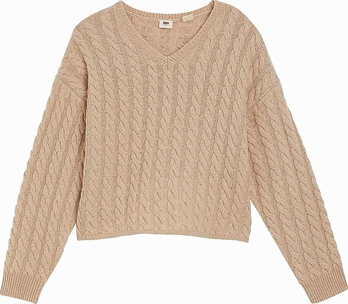 Levis Strickpullover "RAE SWEATER NEUTRALS", in Zopfstrick Muster günstig online kaufen