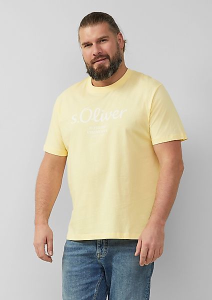 s.Oliver Kurzarmshirt T-Shirt Artwork günstig online kaufen