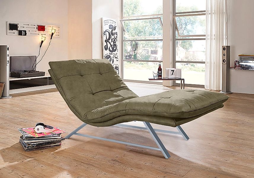 W.SCHILLIG Relaxliege "daily dreams", in Waffelkissen-Optik, wahlweise mit günstig online kaufen