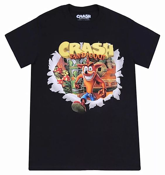 Sarcia.eu Kurzarmbluse Schwarzes T-Shirt Crash Bandicoot M günstig online kaufen