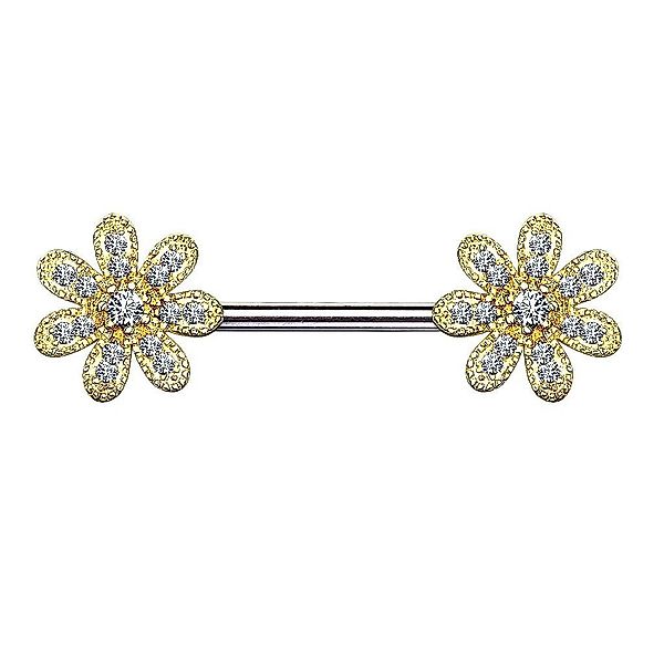 Taffstyle Intimpiercing Intim Brustpiercing Barbell Kristall günstig online kaufen