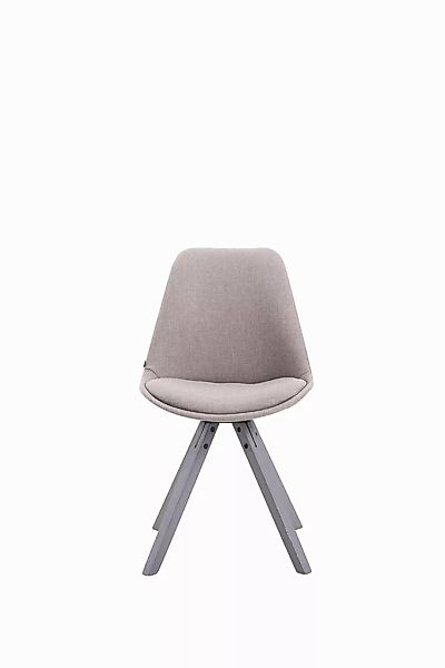 Esszimmerstuhl Toulouse Stoff Square Grau Grau günstig online kaufen