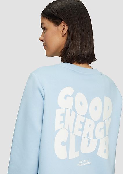s.Oliver Sweatshirt Weiches Sweatshirt mit Front- günstig online kaufen