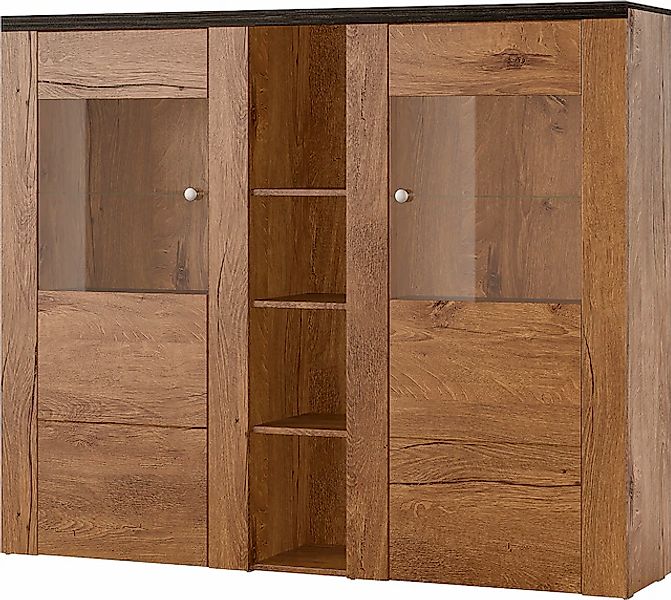 OTTO home Highboard Larona, zeitlose Hochkommode mit 2 Türen, Türkommode, H günstig online kaufen