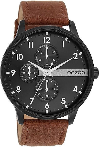 OOZOO Quarzuhr C11307, Armbanduhr, Herrenuhr, Lederarmband günstig online kaufen