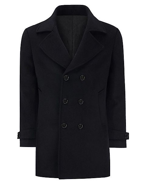 Allthemen Wollmantel Herren kurzer Wintermantel Zweireihige Cabanjacke Wint günstig online kaufen