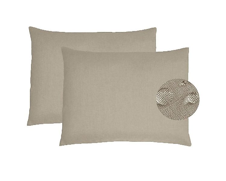 Kissenbezüge 2er Set Leinen Optik Kissenbezug Dekokissenbezug, (2 Stück), s günstig online kaufen