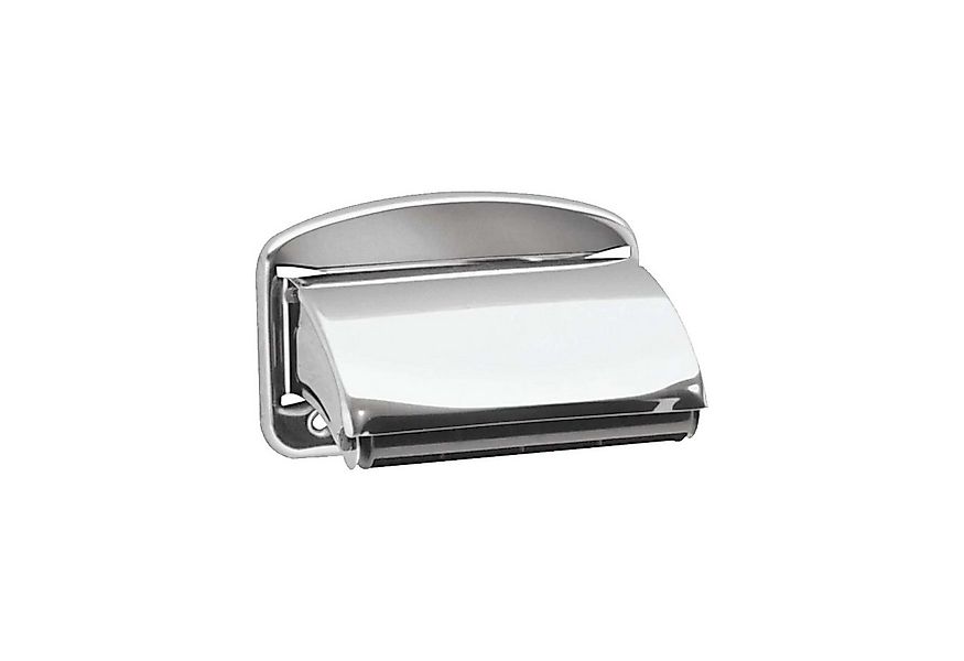 tecuro Toilettenpapierhalter Papierrollenhalter Edelstahl poliert mit Decke günstig online kaufen