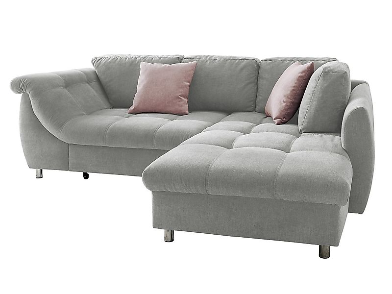 luma-home Ecksofa 17003, mit Bettfunktion B250/T190/H84 cm, Liegefläche 179 günstig online kaufen