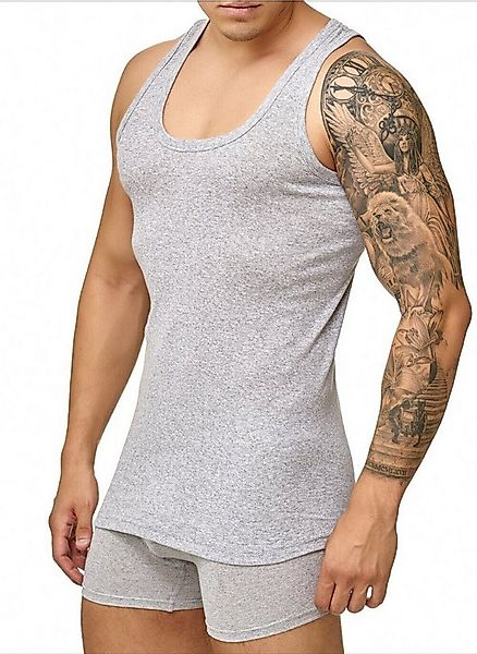 DDOnlineShop Unterhemd Herren Tank Top Achselshirt Schwarz Weiß Grau (Packu günstig online kaufen