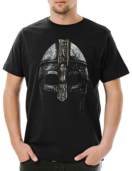 Urban Backwoods Print-Shirt Viking Helmet Herren günstig online kaufen