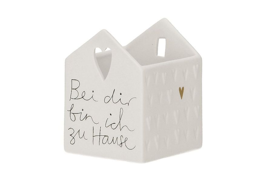 Räder Teelichthalter Lichtspielhaus Bei dir bin ich zu Hause Porzellan günstig online kaufen