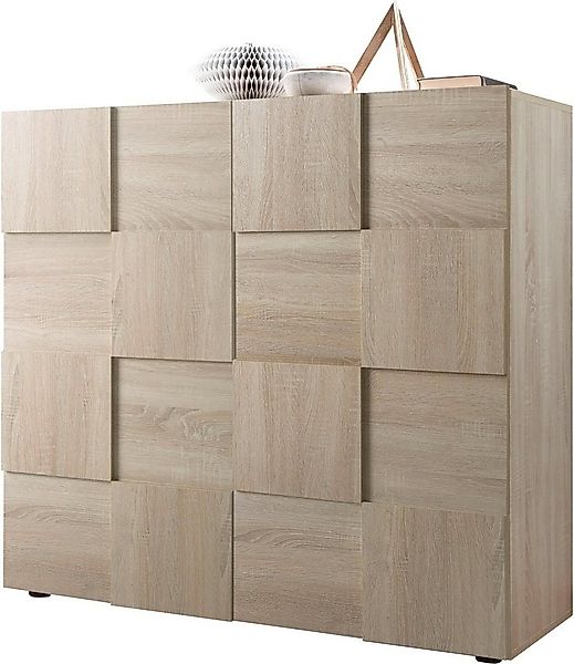 INOSIGN Highboard Dama Höhe 111 cm, Breite 121 cm, Kommode 2 Türen, Hochkom günstig online kaufen