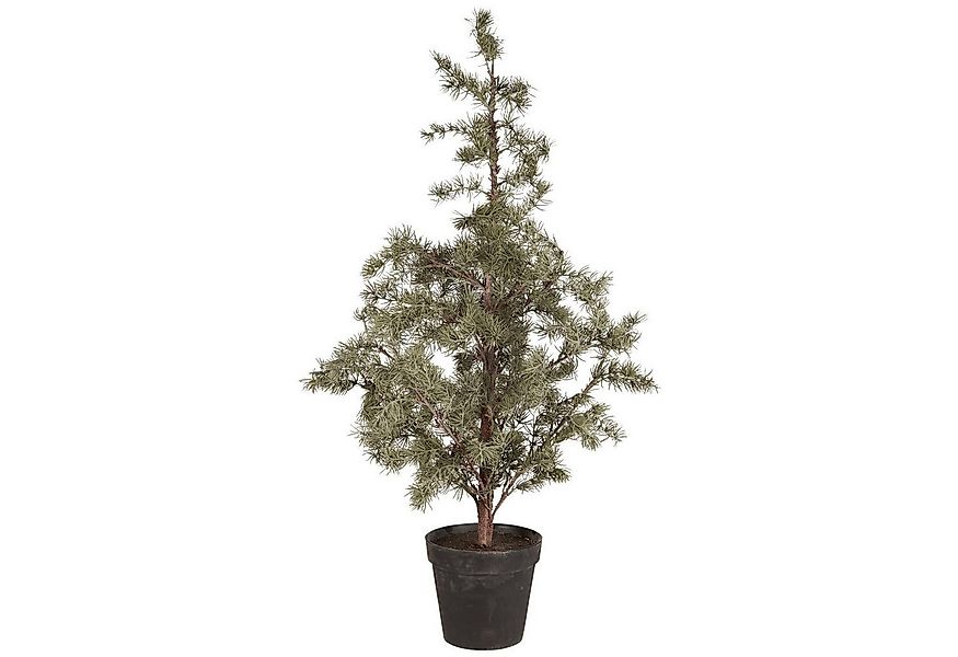 Winterliche Kunstpflanze ZEDER mit Plastiktopf, Ib Laursen, Höhe 120 cm günstig online kaufen