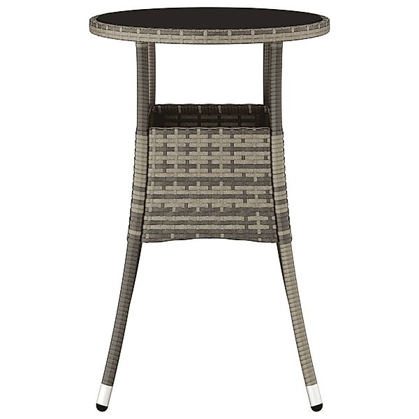 vidaXL Gartentisch Gartentisch Ø60x75 cm Hartglas günstig online kaufen