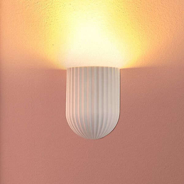 OSRAM Wandleuchte Decor Plaster Routes, weiß, Gips, GU10 günstig online kaufen