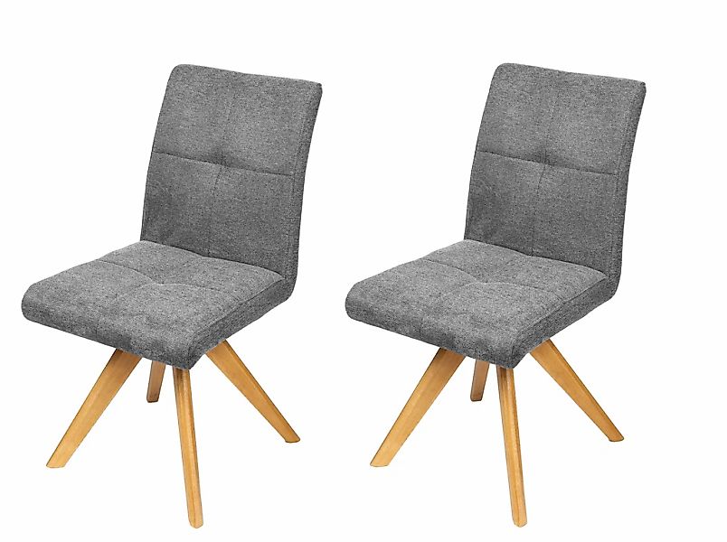 Home affaire Drehstuhl "Ida Polsterstuhl, Küchenstuhl, 4-Fußstuhl" () 2 Stk günstig online kaufen