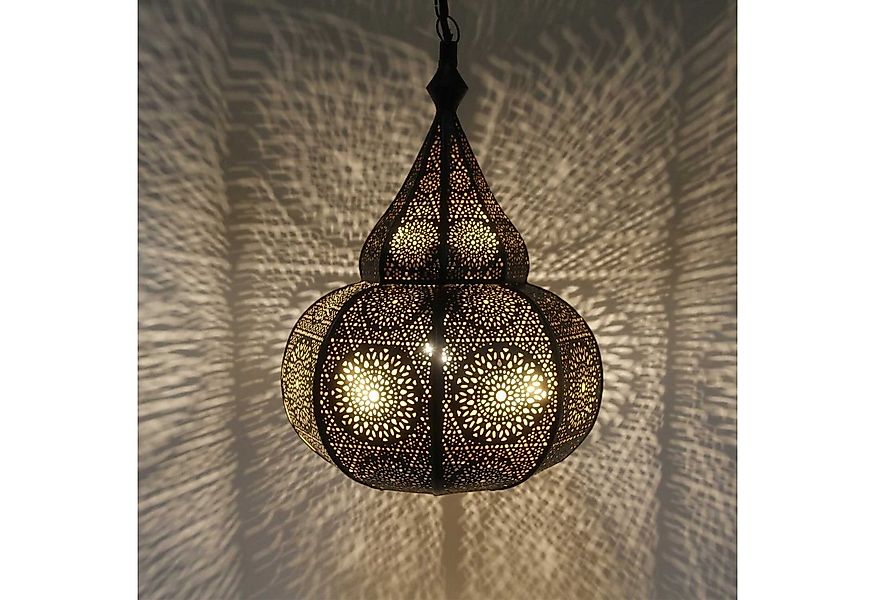Casa Moro Deckenleuchten Orientalische Lampe Taza Schwarz Hängeleuchte mit günstig online kaufen
