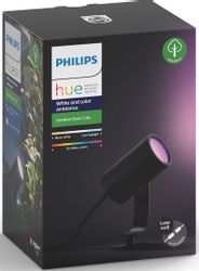 Philips Hue LED-Spot Lily White & Color Ambiance 1-flammig Schwarz Erweiter günstig online kaufen