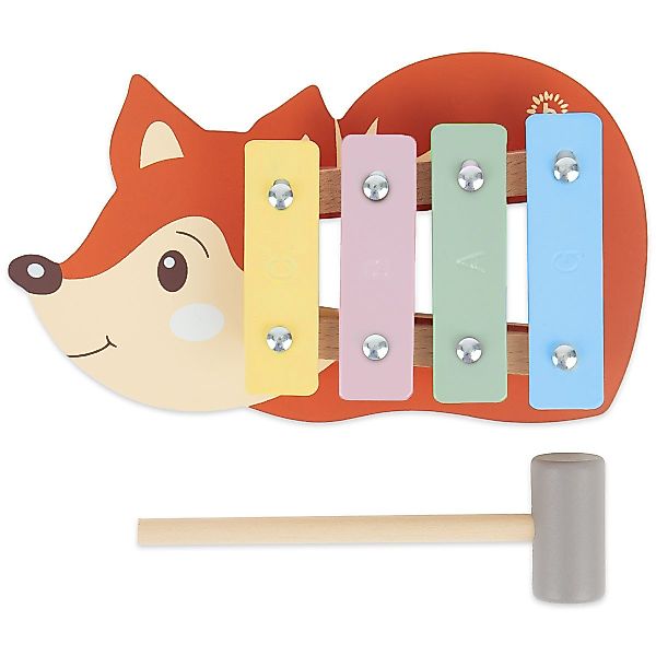 BIECO Spielzeug-Musikinstrument Mini Xylophon Baby Fuchs günstig online kaufen