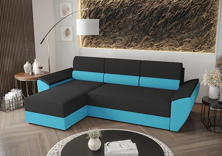 ALTDECOR Ecksofa REB-L2, Couch mit Schlaffunktion, Wohnzimmer - Wohnlandsch günstig online kaufen